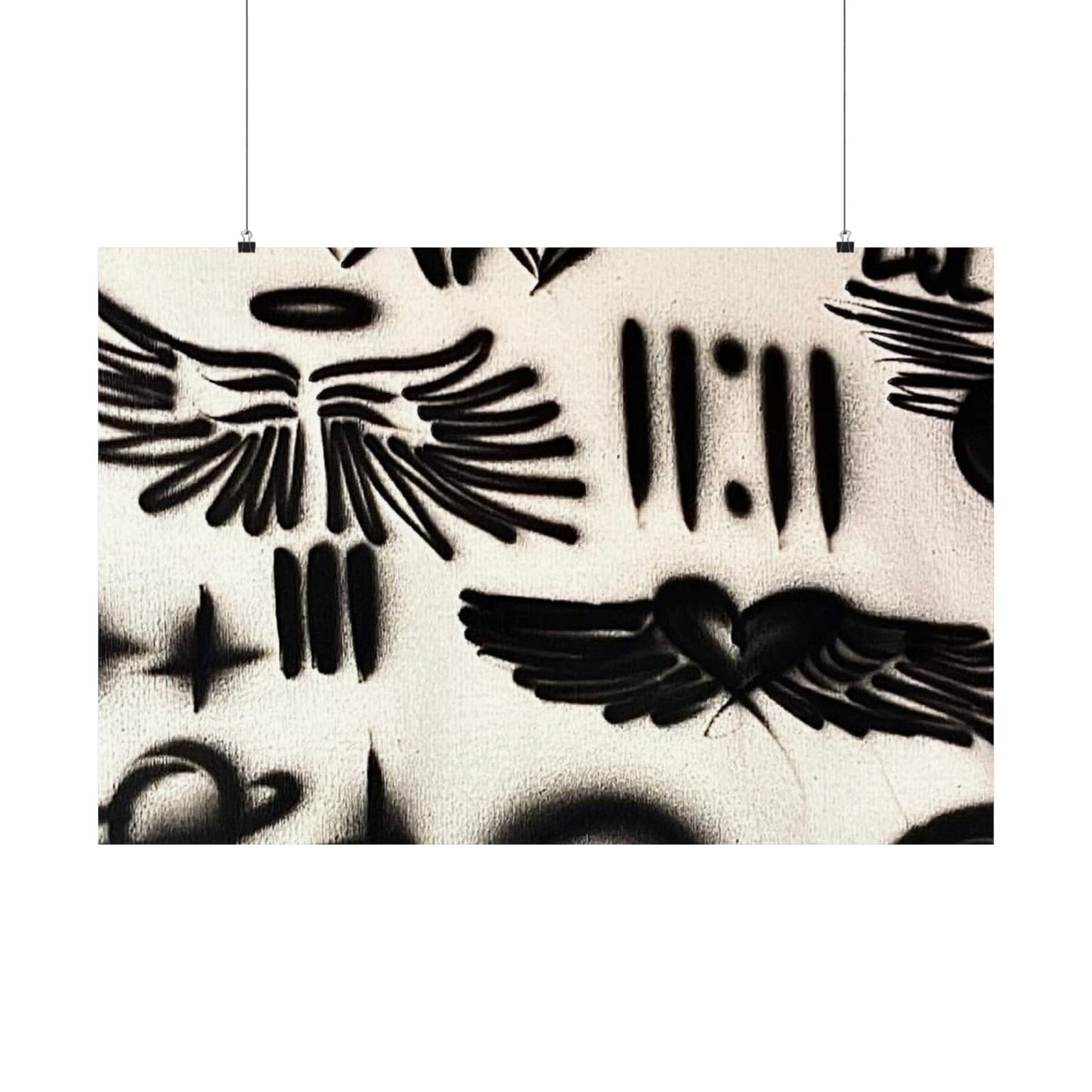 "angel energy" airbrush horizontal print