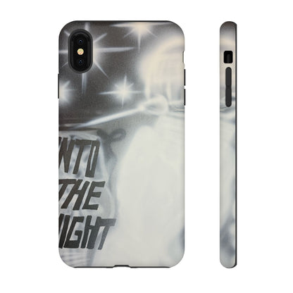 "into the night" airbrush iPhone case