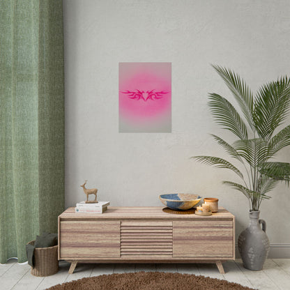 limited edition "trampstamp" airbrush rolled print