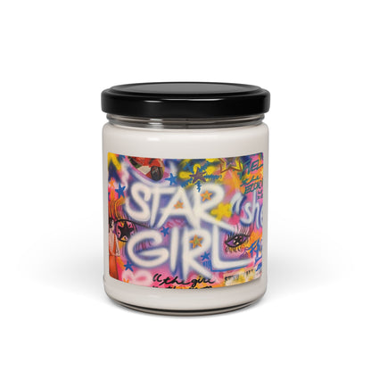 "STARGIRL" airbrush soy candle