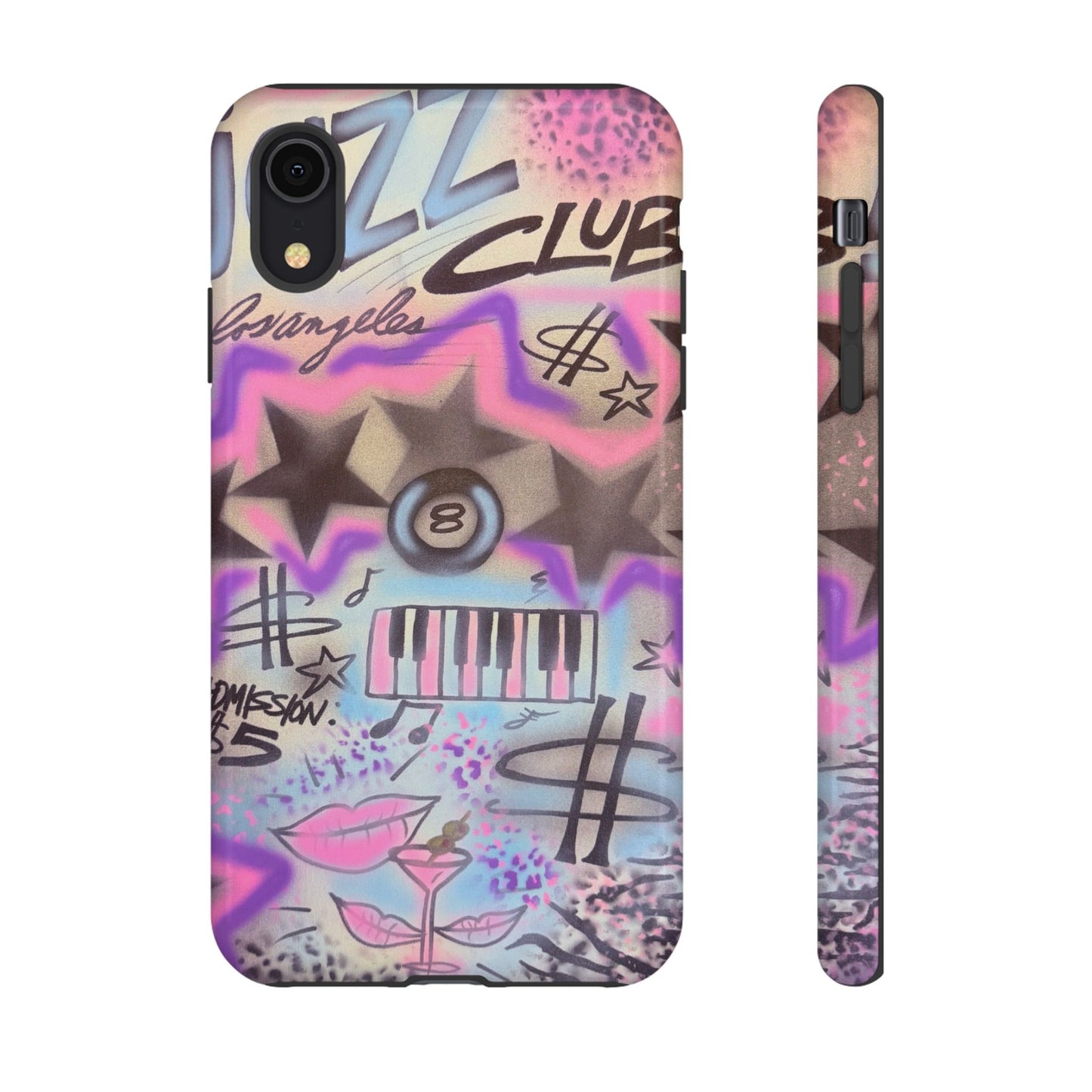 "jazz club" airbrush iPhone case