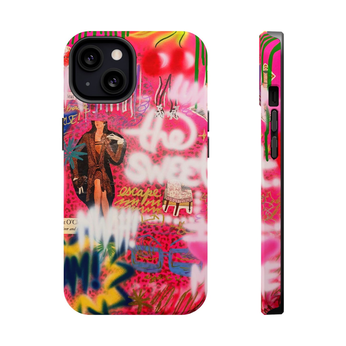 MagSafe "sweet escape" airbrush iPhone case