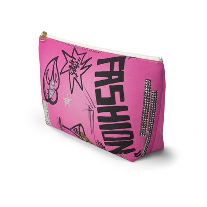 "high fashion" airbrush makeup pouch
