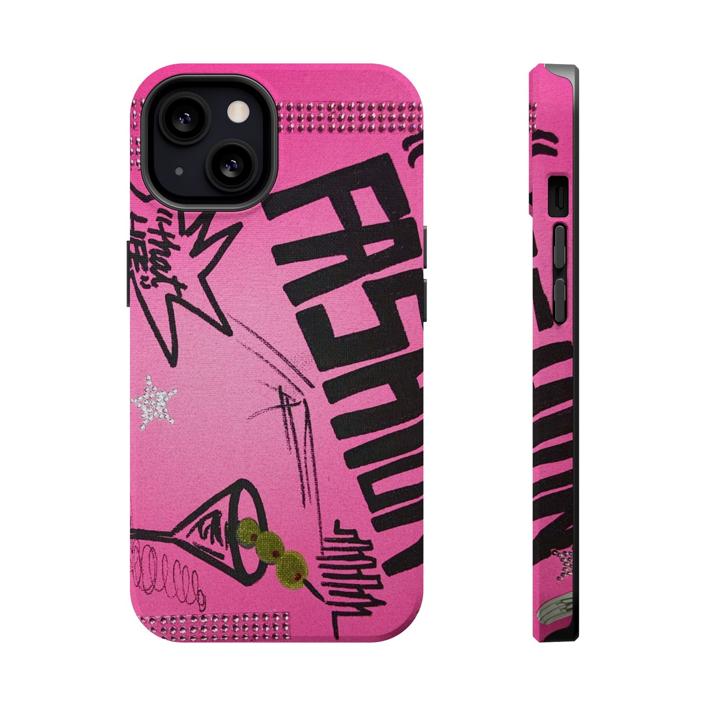 MagSafe "high fashion pt. 2" airbrush iPhone case