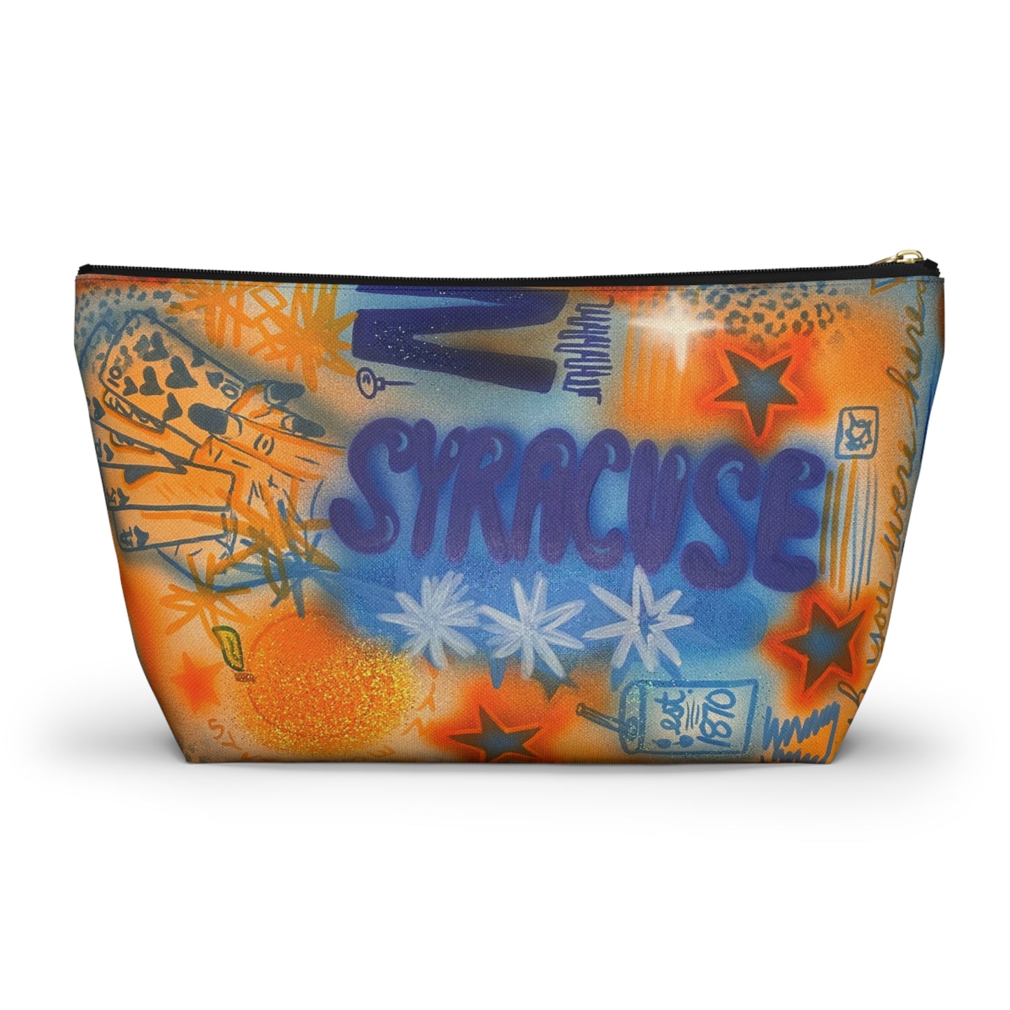 "syracuse" airbrush makeup pouch