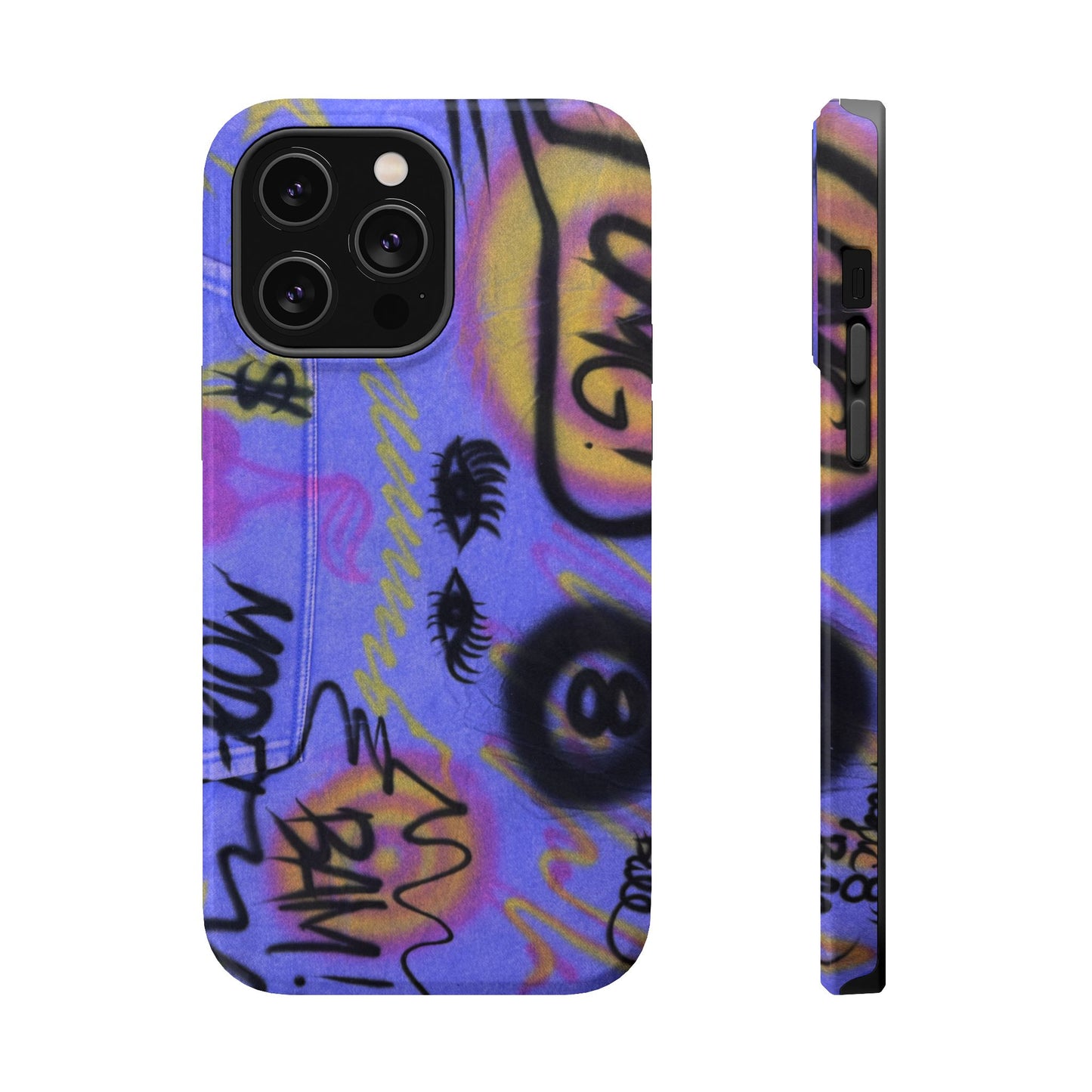 MagSafe "eye$ on lies" airbrush iPhone case
