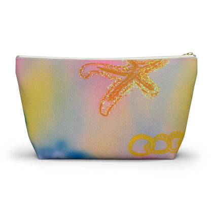 "sweet starfish" airbrush makeup pouch