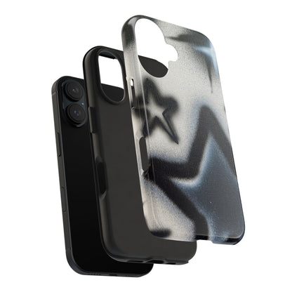 "black & white stars" airbrush iPhone case