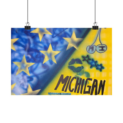 "ann arbor, mi" airbrush horizontal print