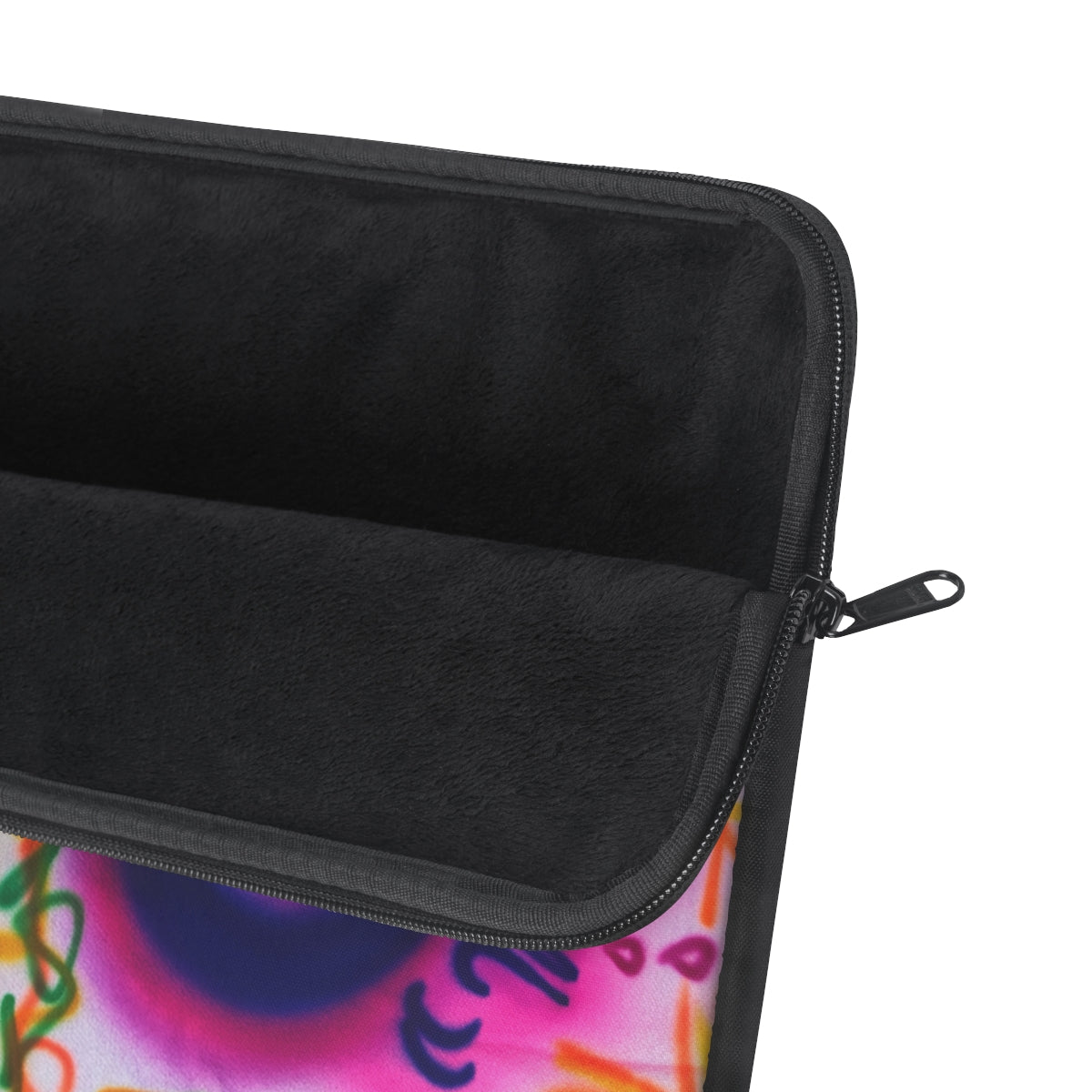 "colorful chaos" airbrush laptop sleeve