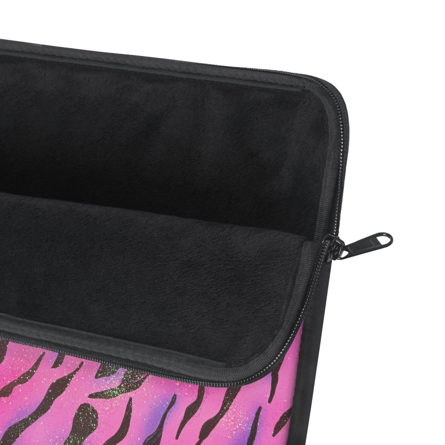 "glitter zebra" airbrush laptop sleeve