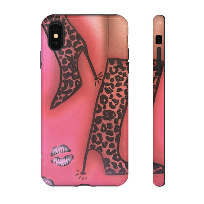 "cheetah boots" airbrush iPhone case