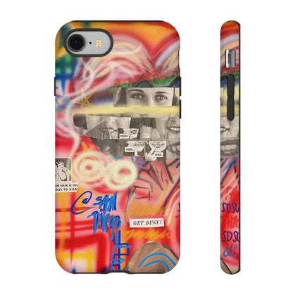 limited edition "get busy" airbrush iPhone case