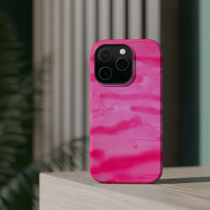 MagSafe "pink camo" airbrush iPhone case