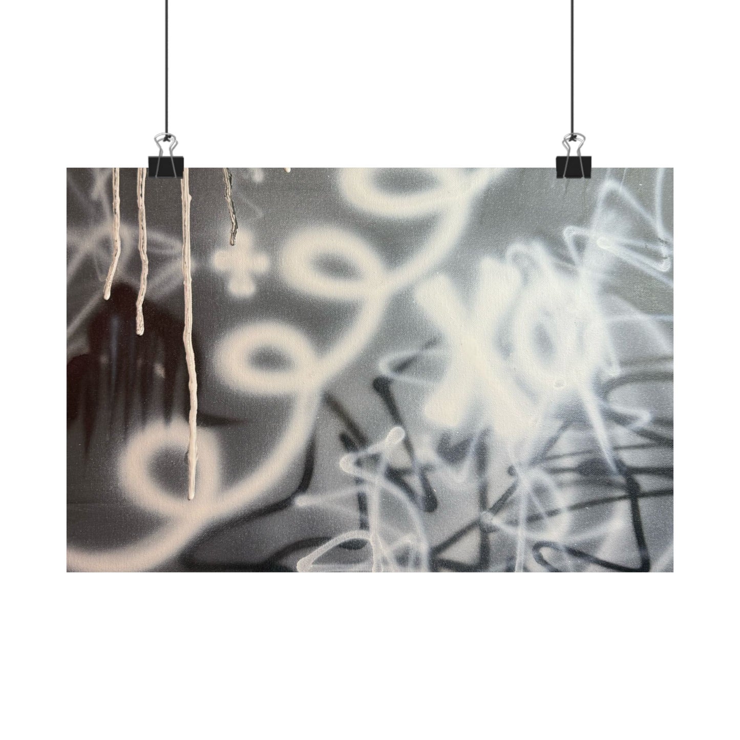 "spatial blur" airbrush horizontal print