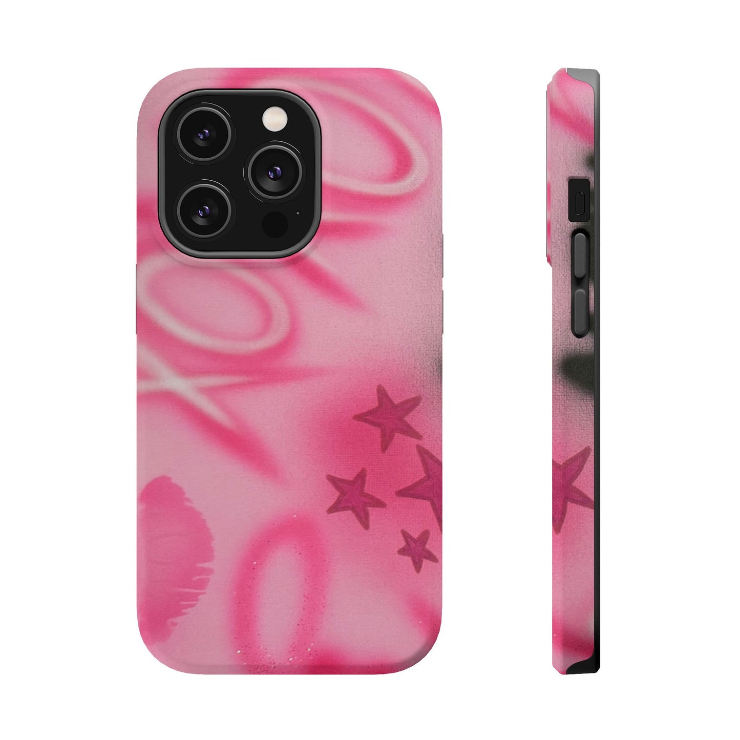 MagSafe "perfectly pink" airbrush iPhone case