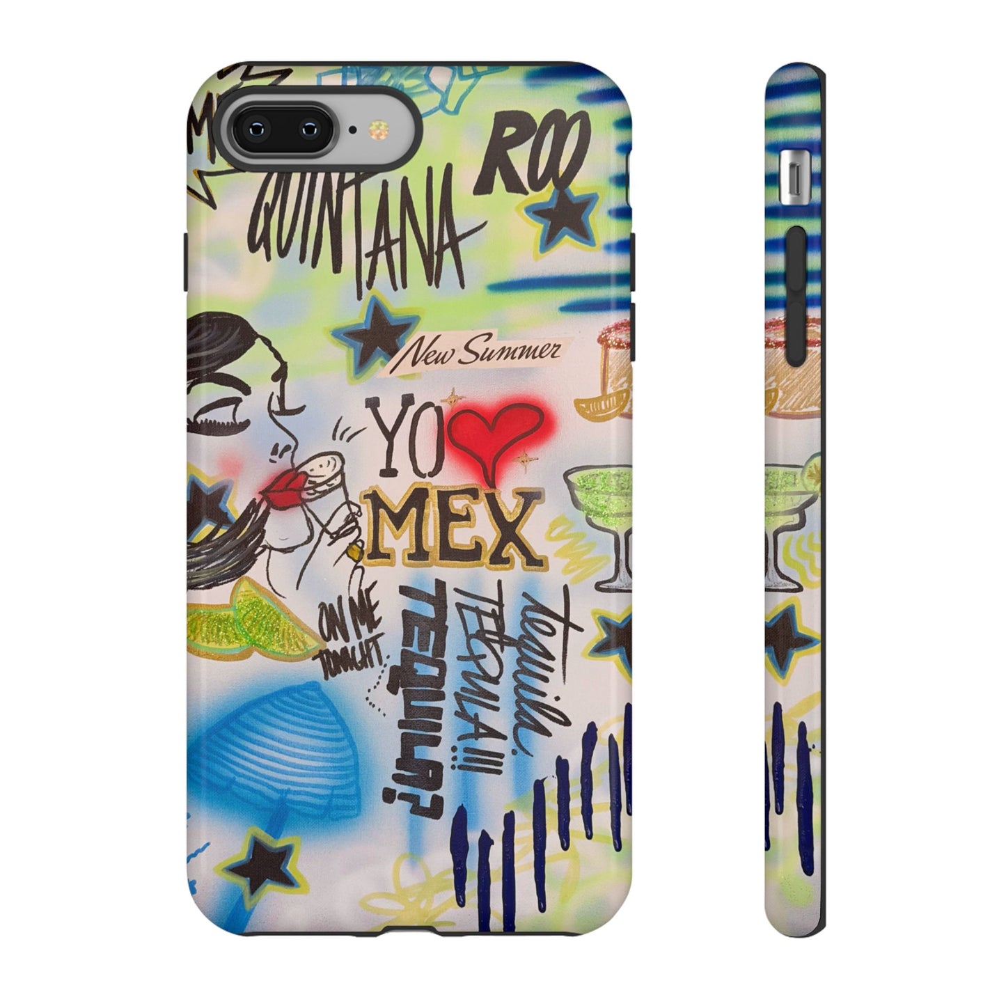 "salted lime" airbrush iPhone case