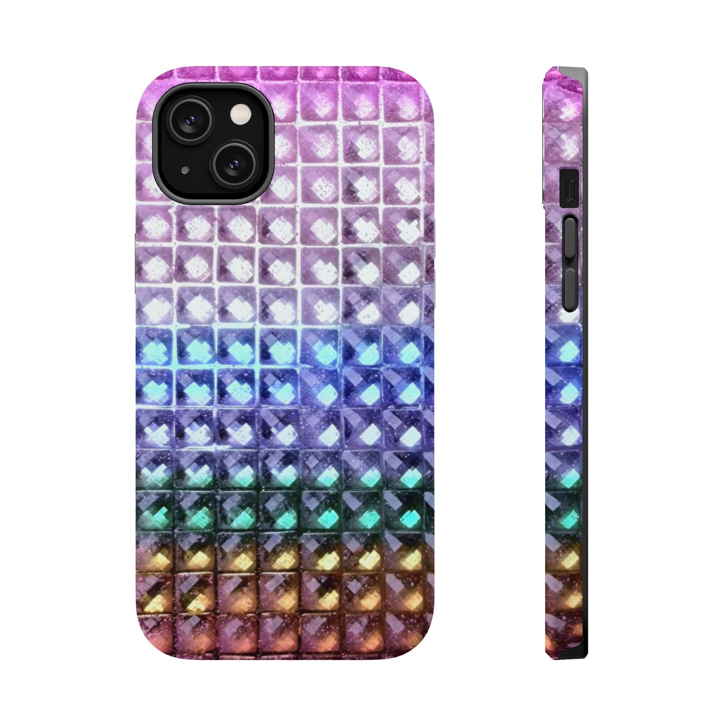 MagSafe "multicolor studs" airbrush iPhone case