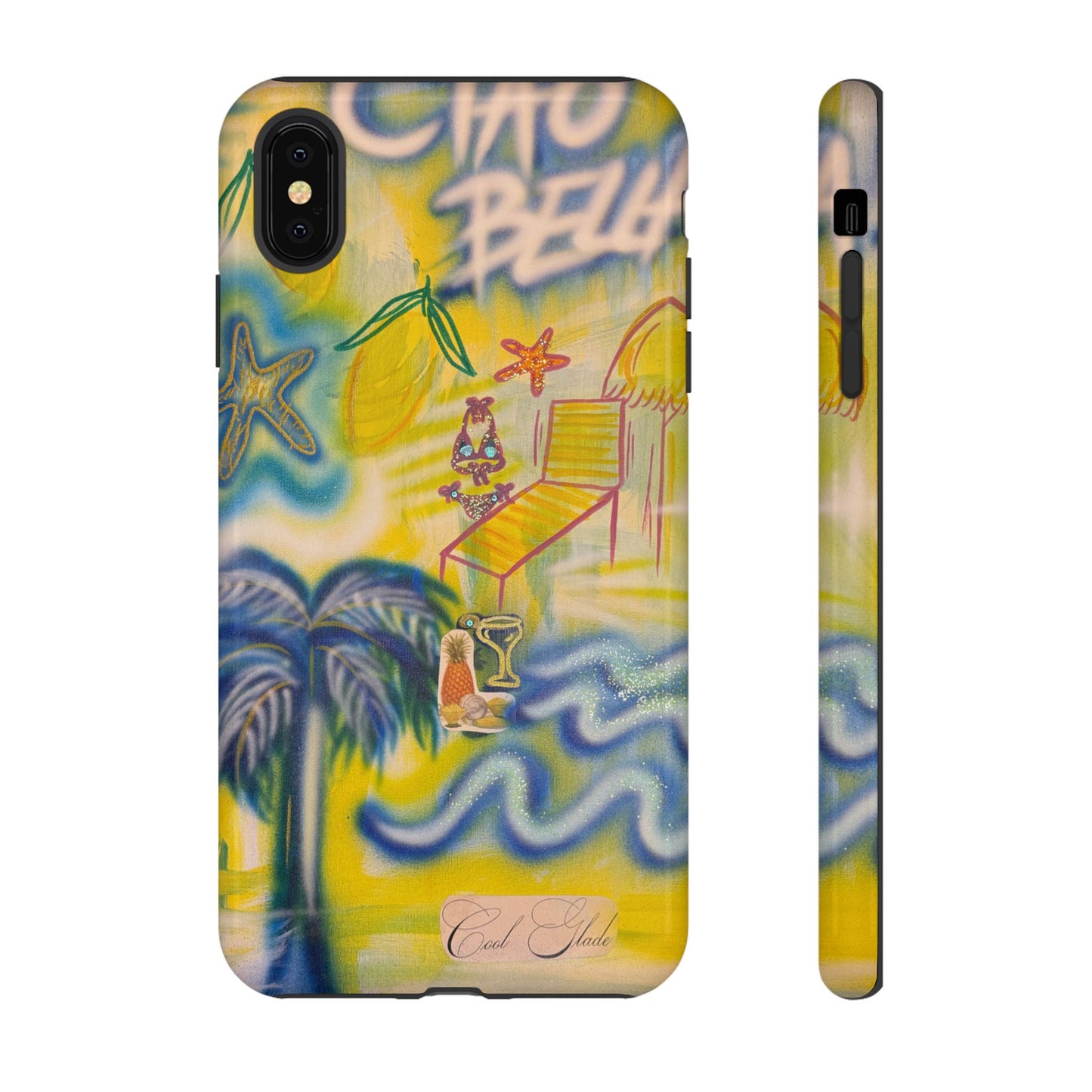 "ciao bella" airbrush iPhone case