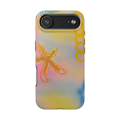 "sweet starfish" airbrush iPhone case