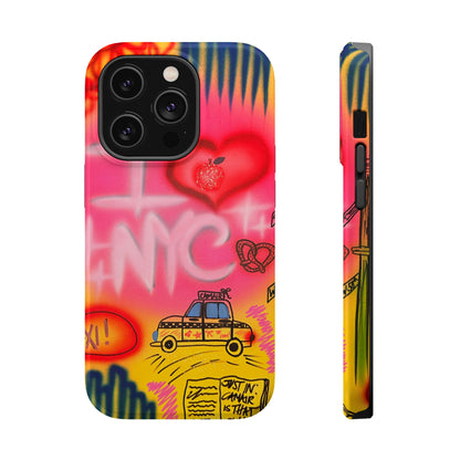 MagSafe "in the city" airbrush iPhone case