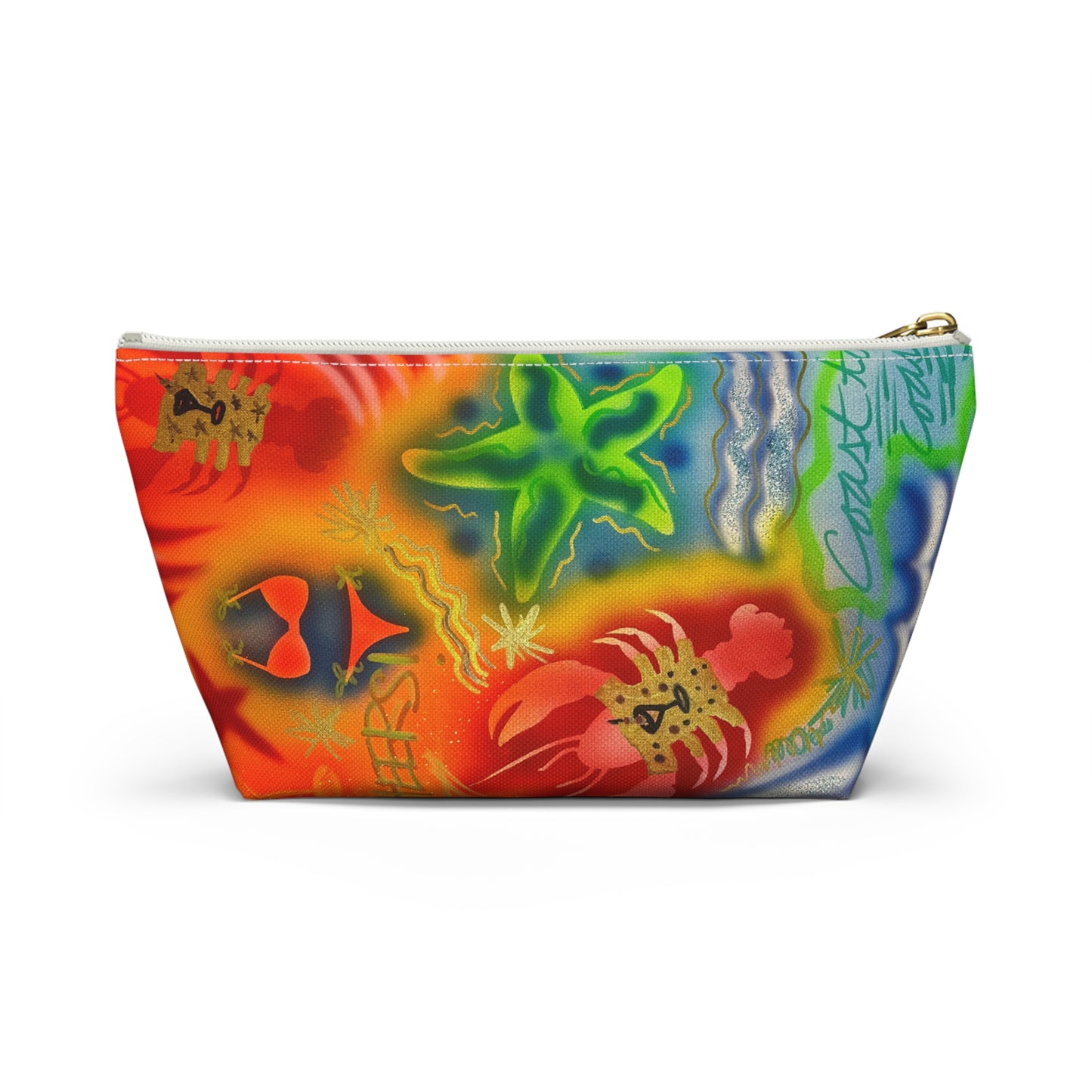 "tipsy lobster" airbrush makeup pouch
