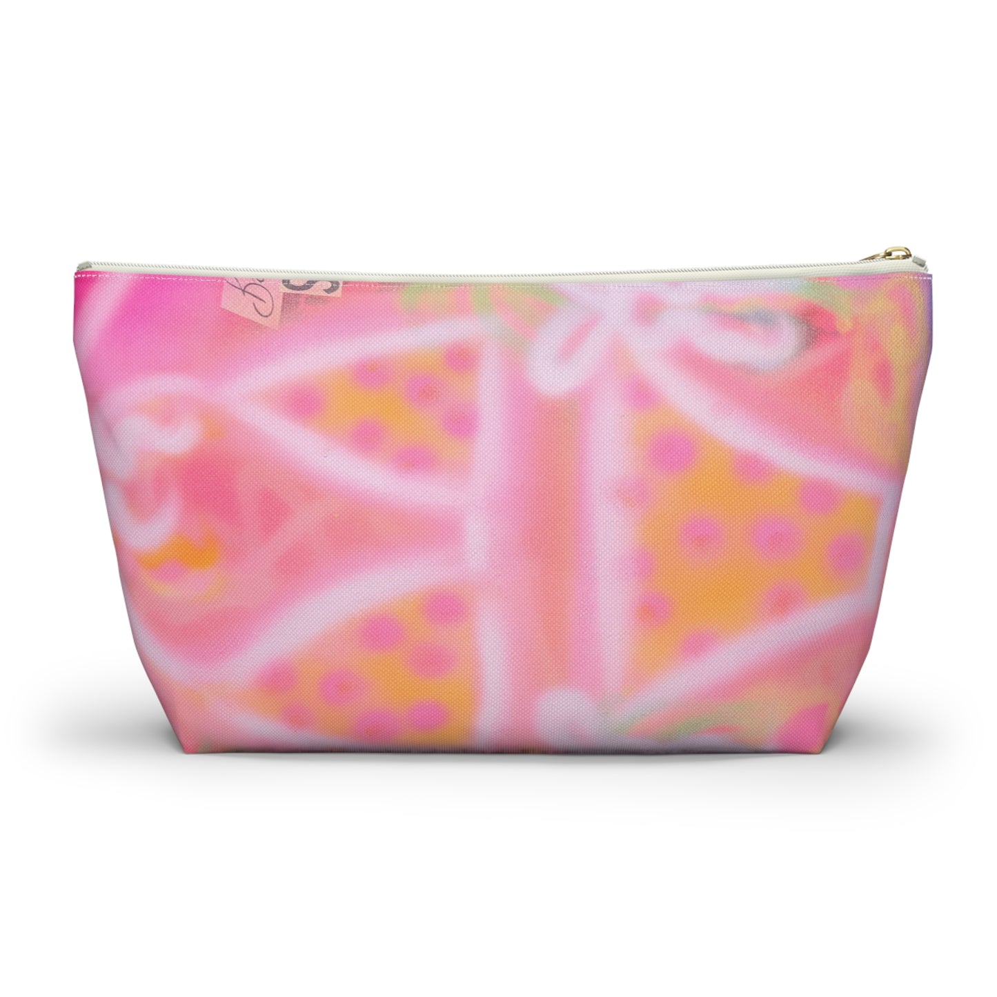 "yellow polka dot bikini" airbrush makeup pouch