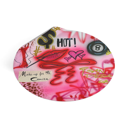 "IT girl" airbrush vinyl sticker