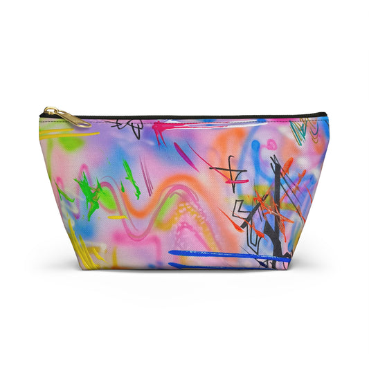 "neon haze" airbrush makeup pouch