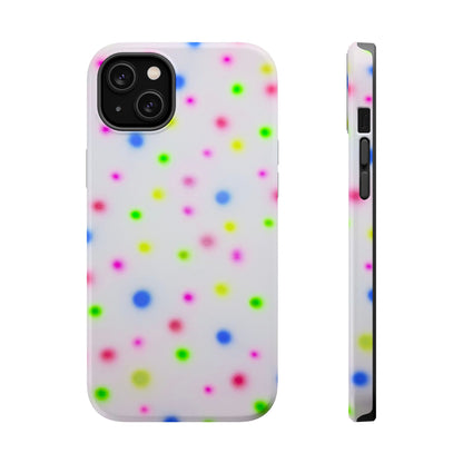 MagSafe "birthday cake polka dot" airbrush iPhone case
