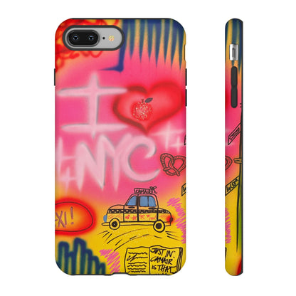 "in the city" airbrush iPhone case