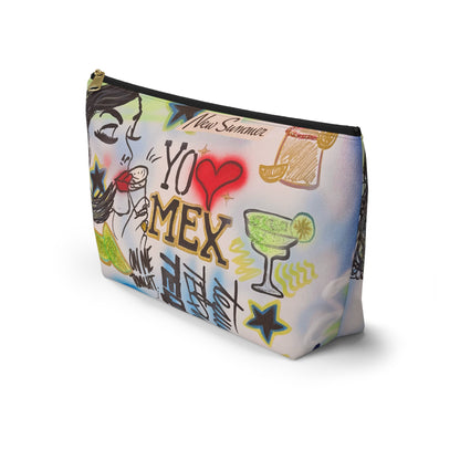 "salted lime" airbrush makeup pouch
