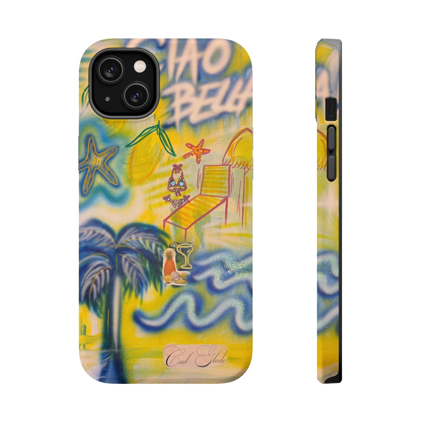 MagSafe "ciao bella" airbrush iPhone case