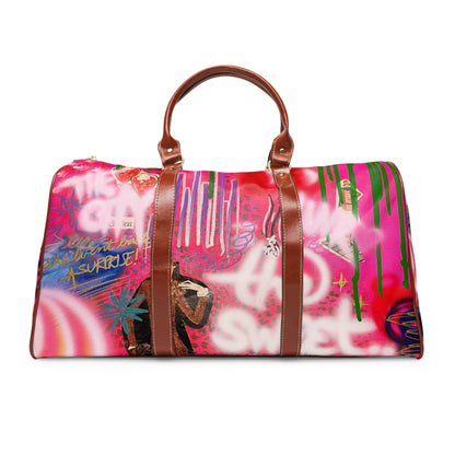 "sweet escape" airbrush waterproof travel bag