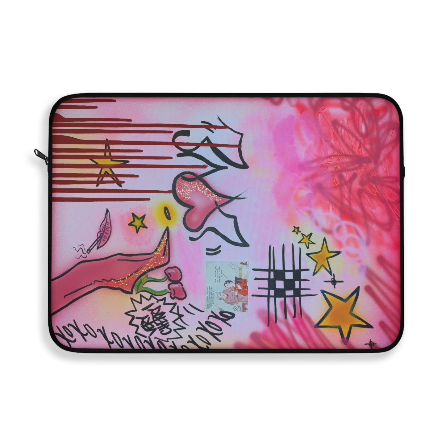 "cherry luvr" airbrush laptop sleeve