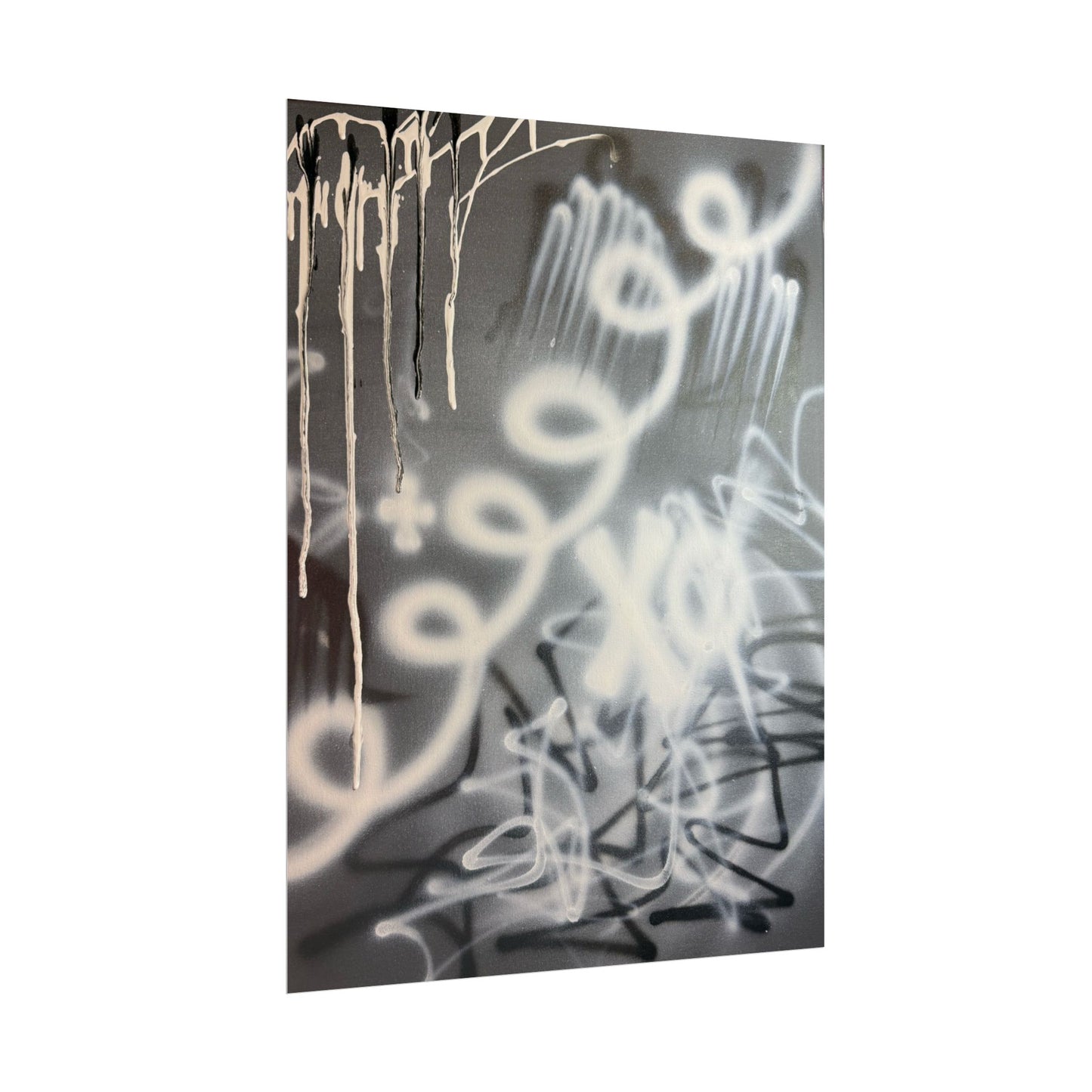 "spatial blur" airbrush rolled print