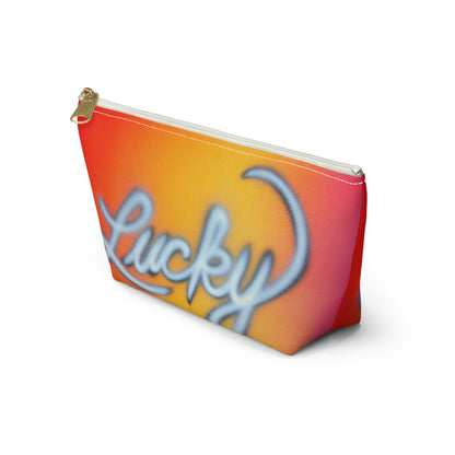 "lucky" airbrush makeup pouch