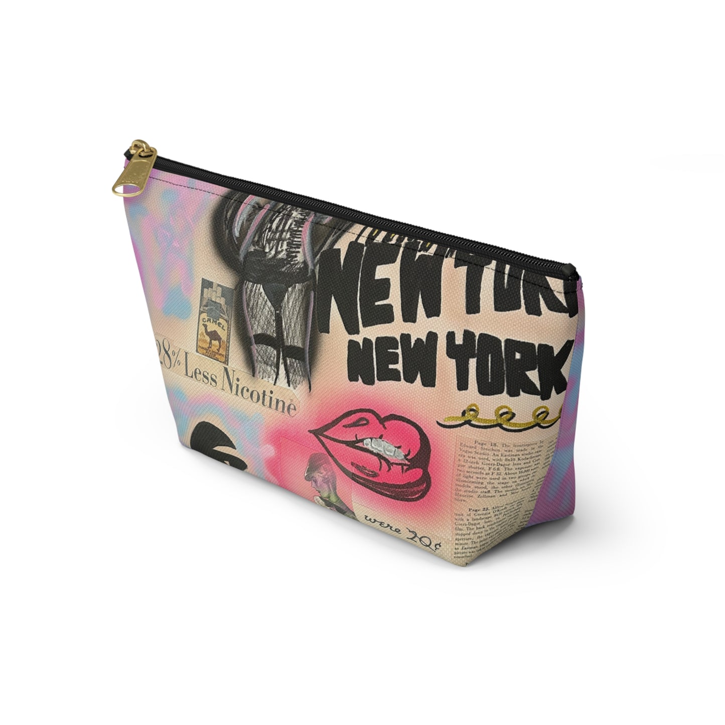 "new york, new york" airbrush makeup pouch