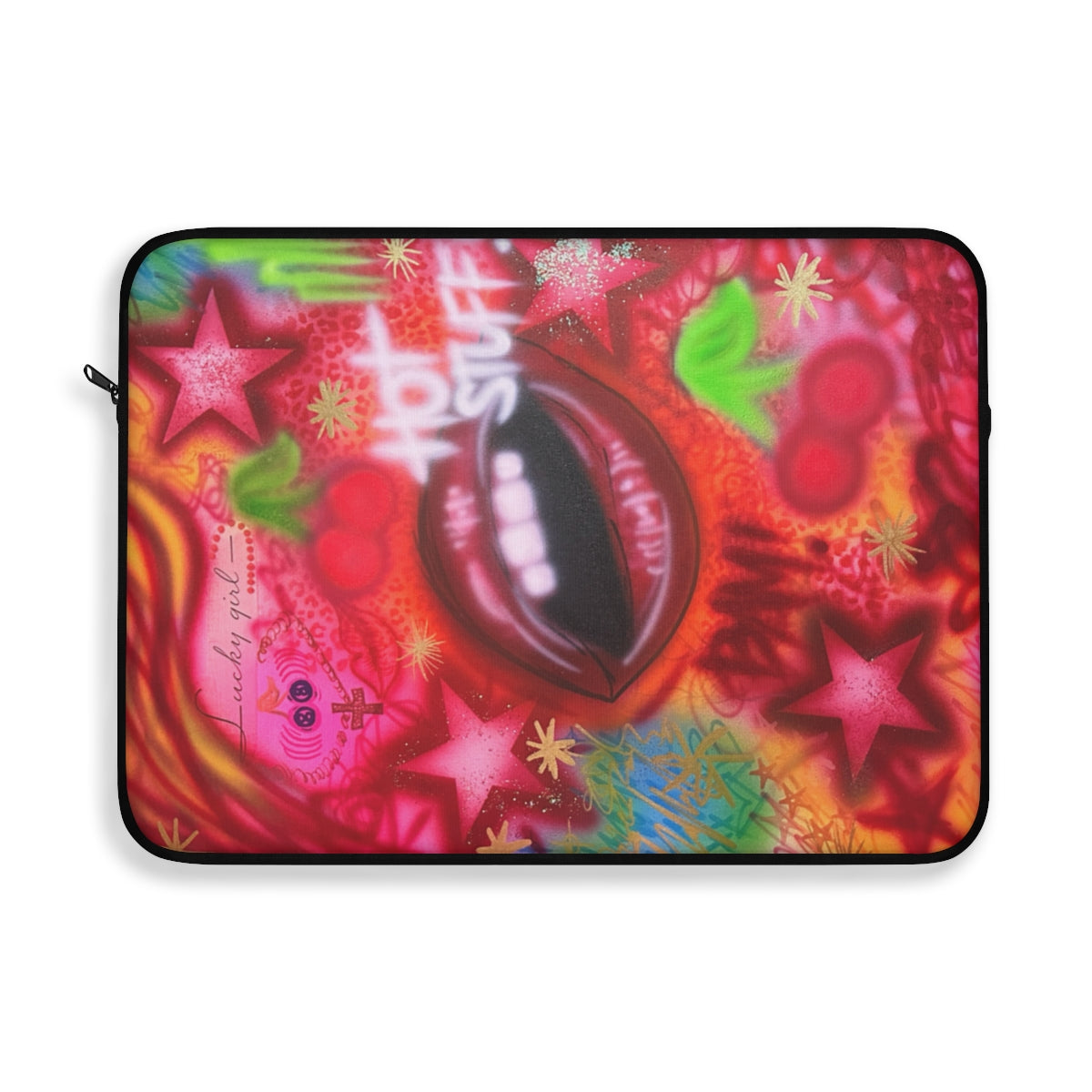 "hot stuff" airbrush laptop sleeve