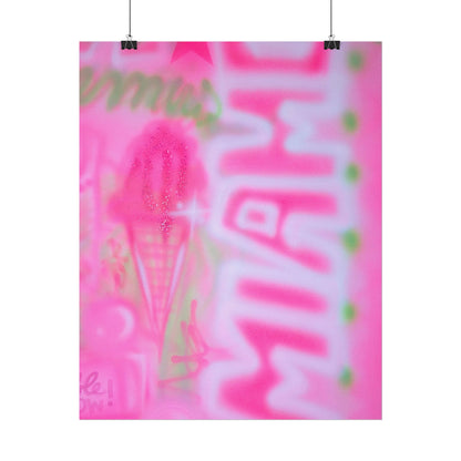 "sunset sorbet" airbrush rolled print