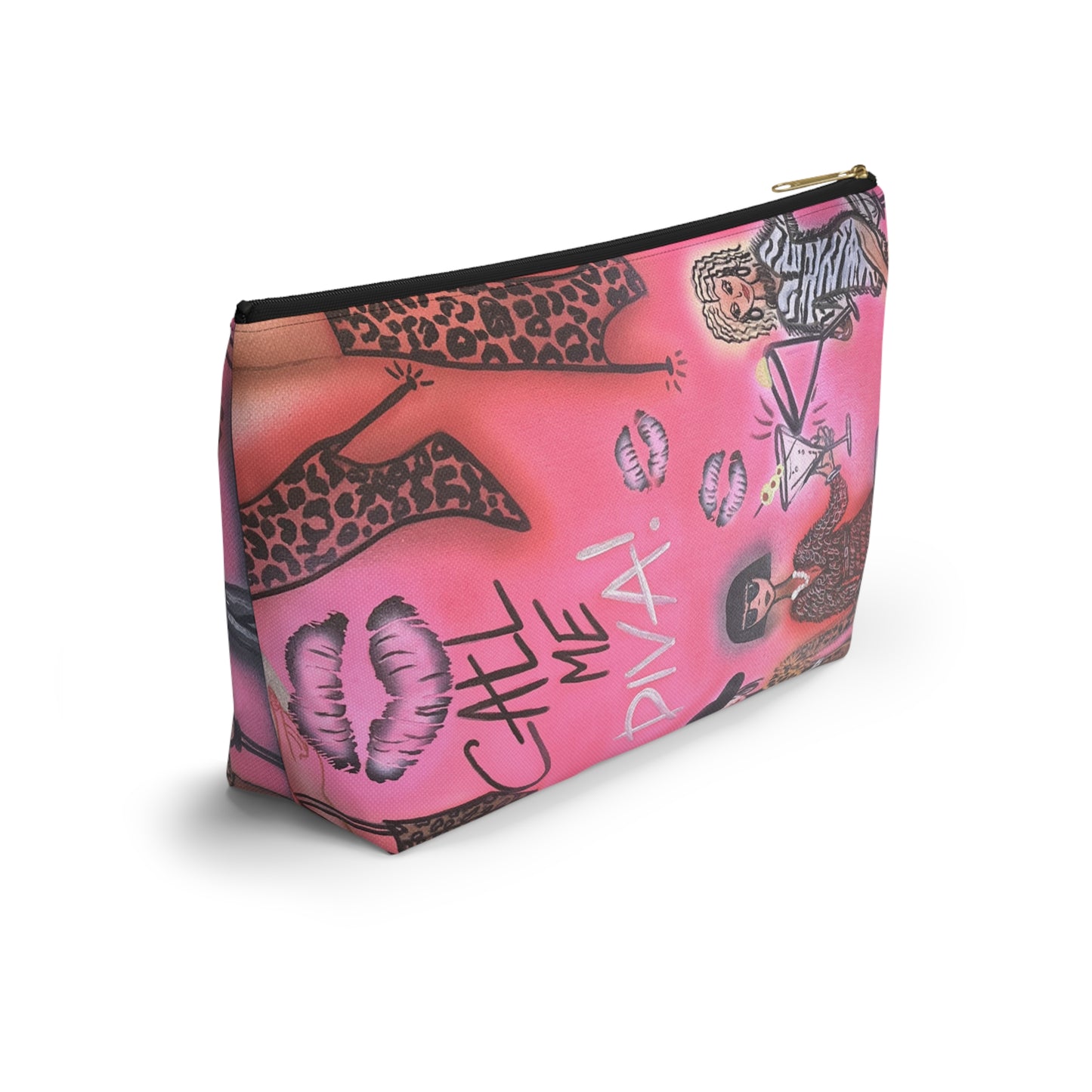 "party diva" airbrush makeup pouch