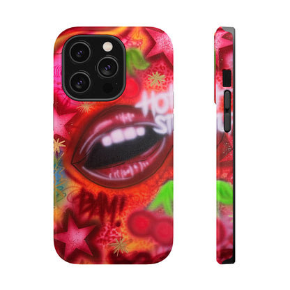 MagSafe "hot stuff" airbrush iPhone case