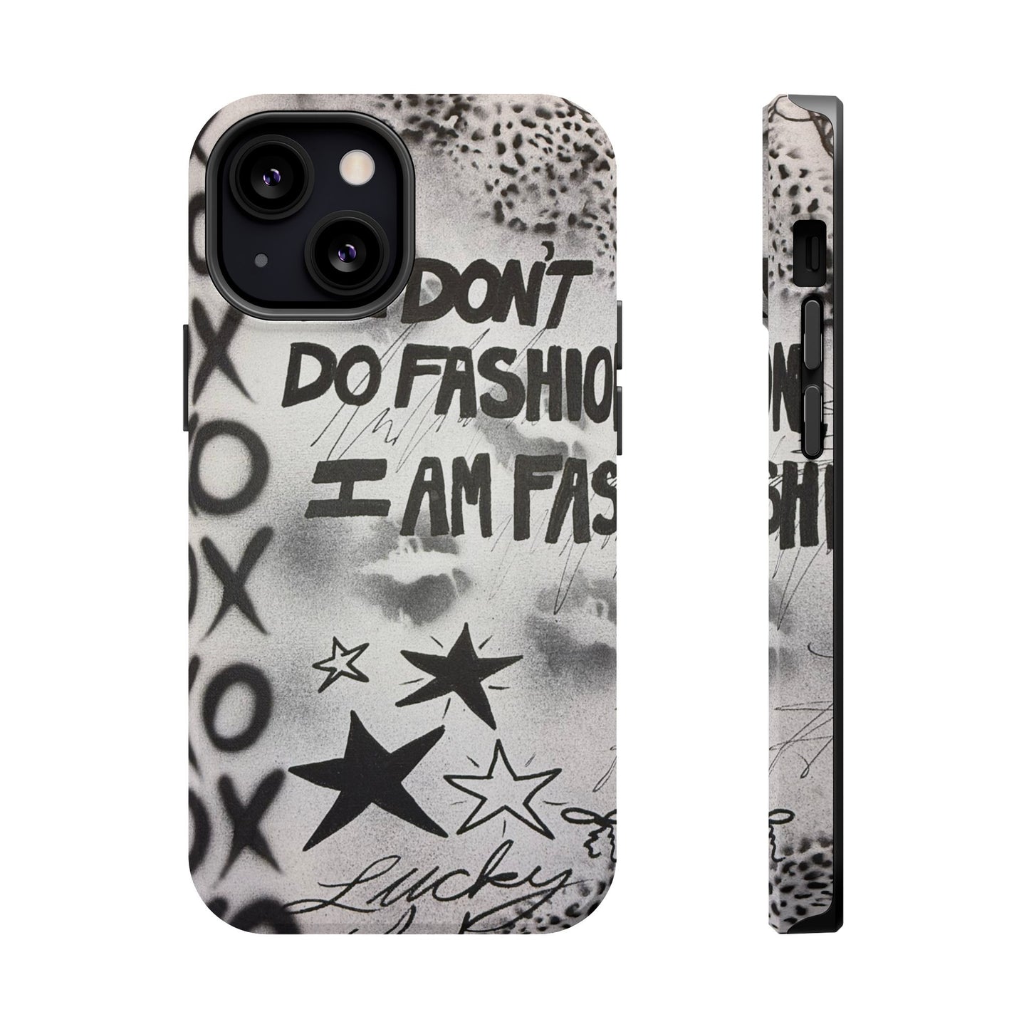 MagSafe "i am fashion" airbrush iPhone case