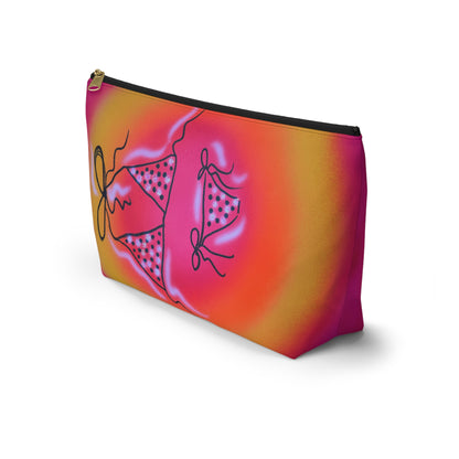 "glitter bikini" airbrush makeup pouch