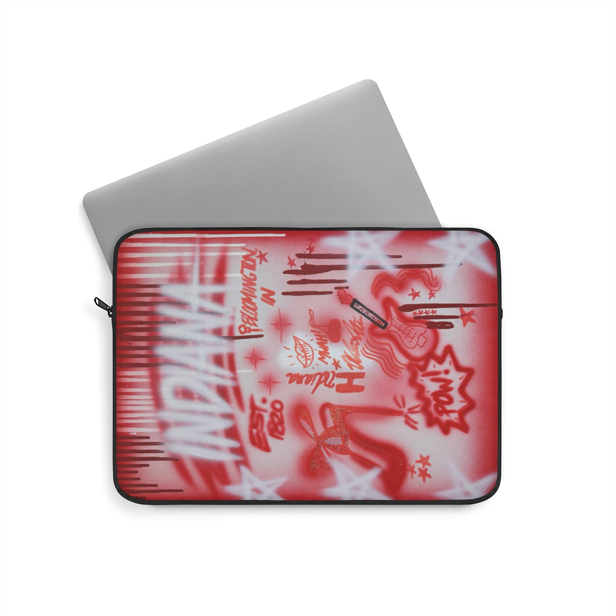 "indiana" airbrush laptop sleeve