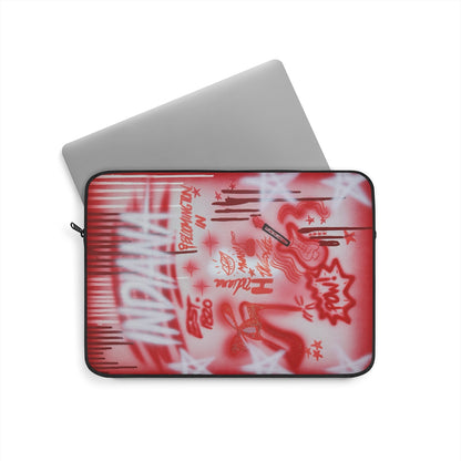 "indiana" airbrush laptop sleeve