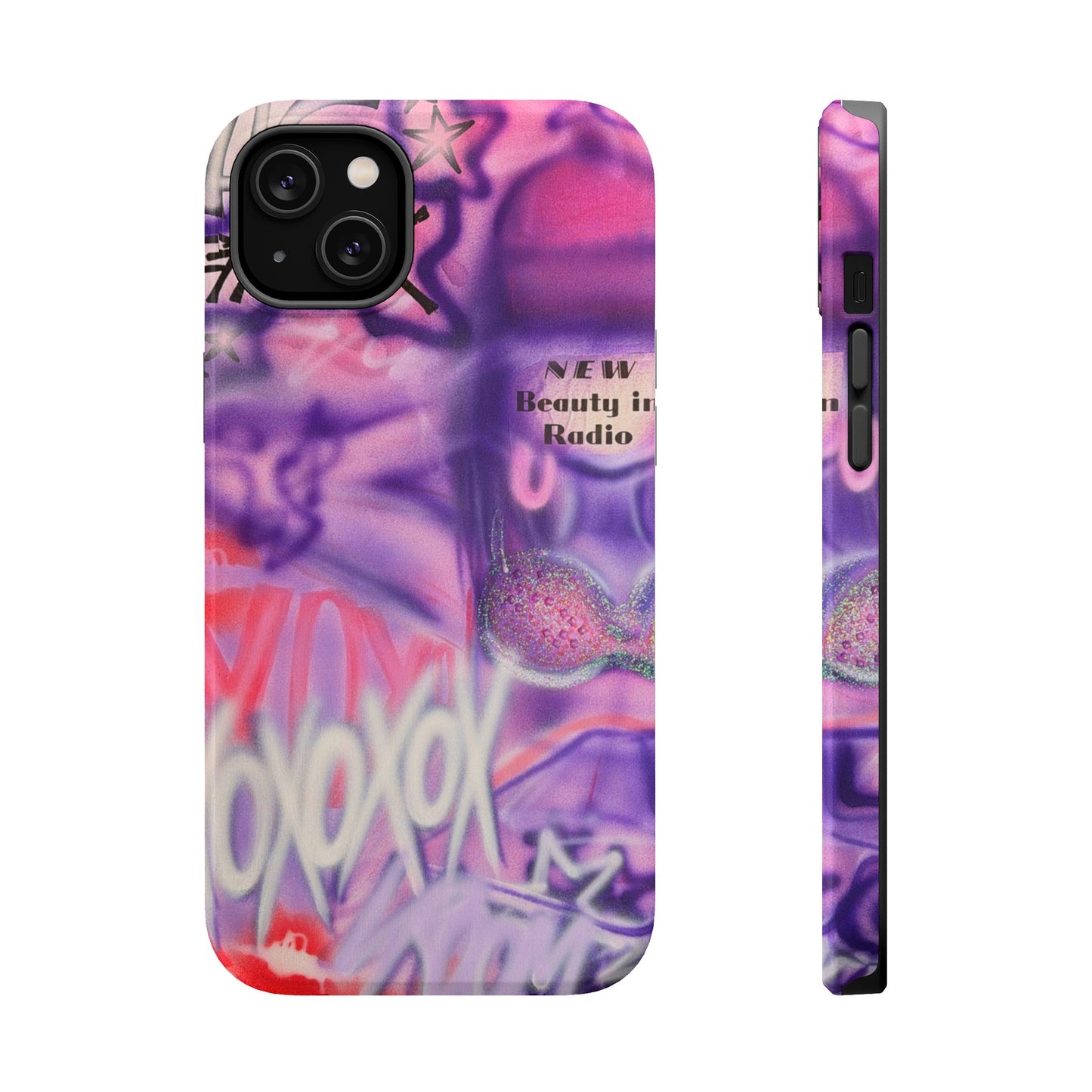 MagSafe "mic check" airbrush iPhone case