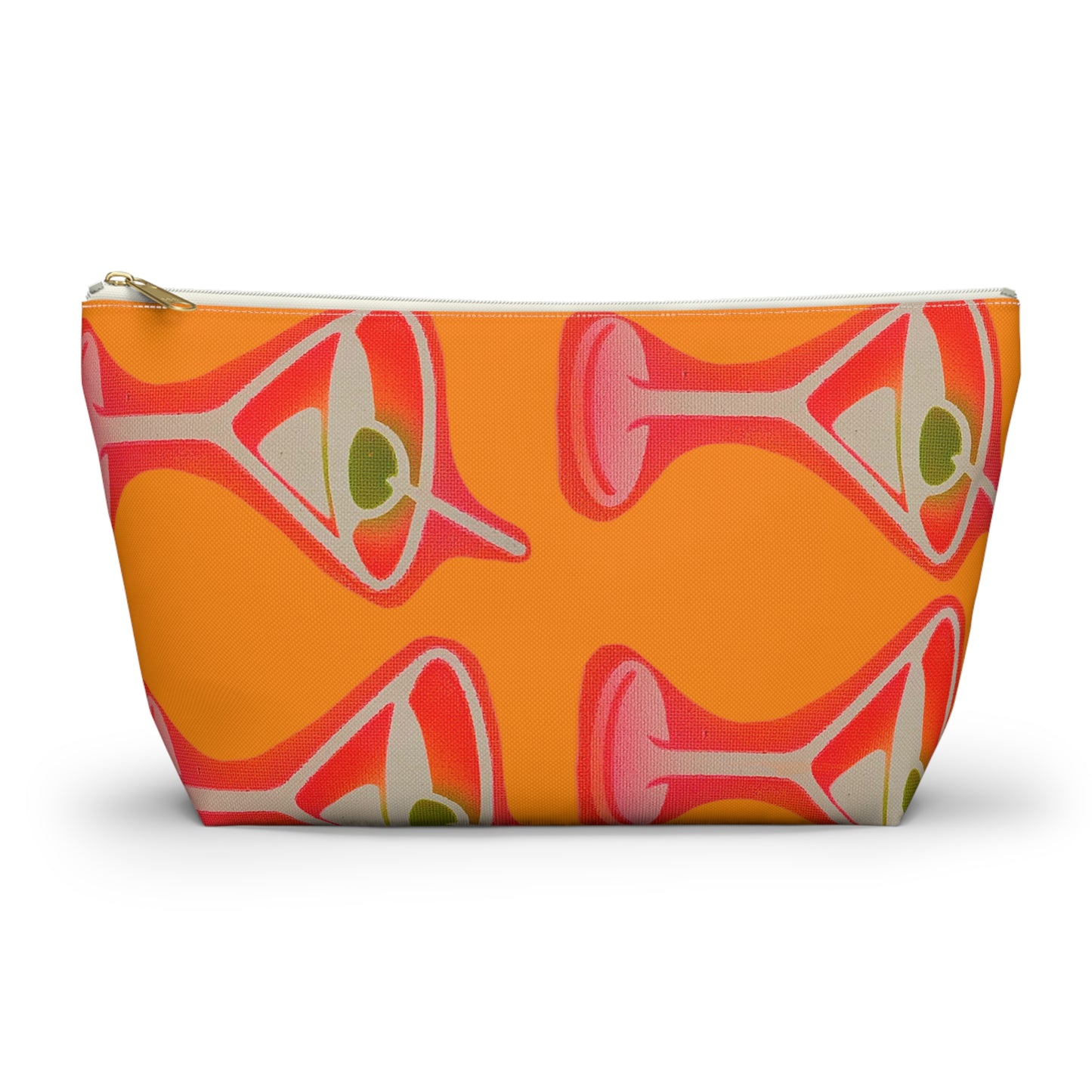 "shaken, not stirred" airbrush makeup pouch