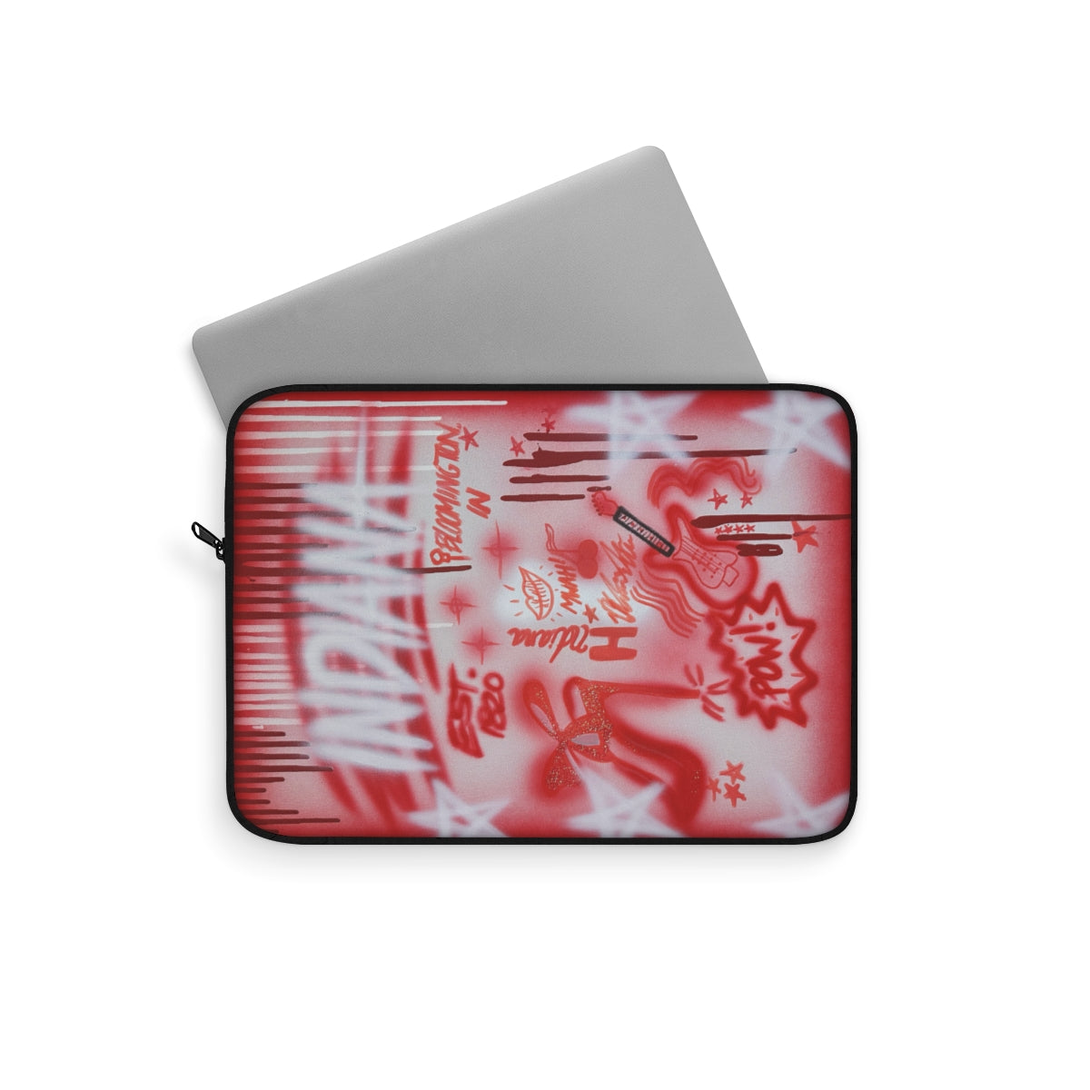 "indiana" airbrush laptop sleeve