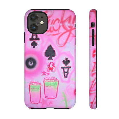 "lucky ace" airbrush iPhone case